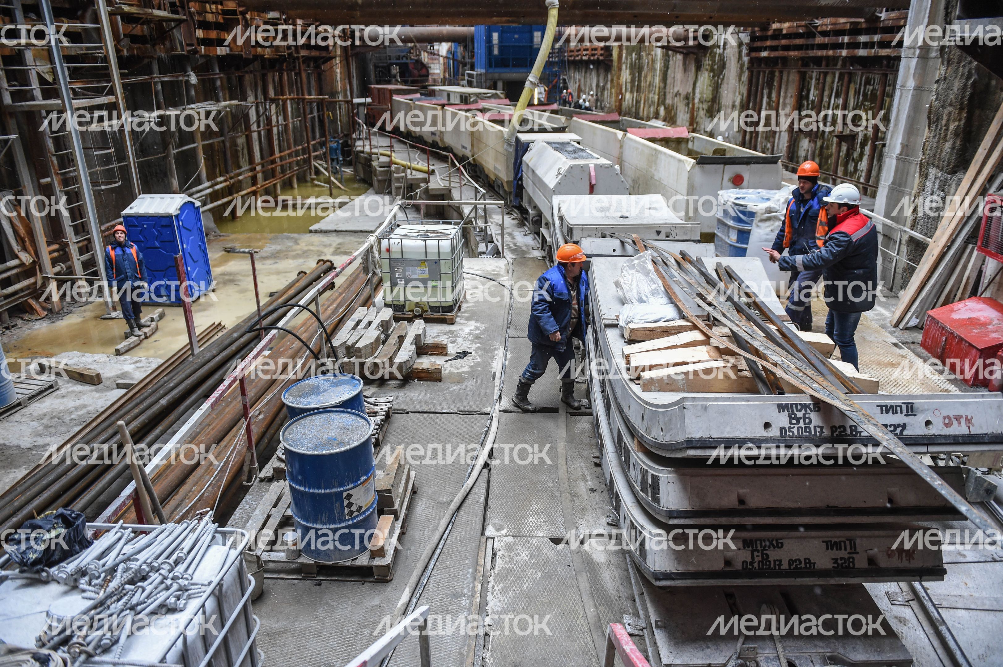 Строительство Кожуховской ветки Московского метрополитена