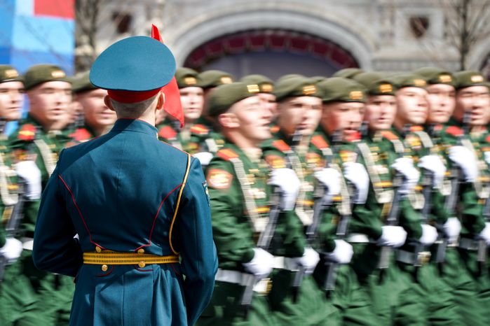 Генеральная репетиция парада Победы в Москве в 2021 году