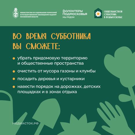 Субботник в Подмосковье 2026 Квадрат 04