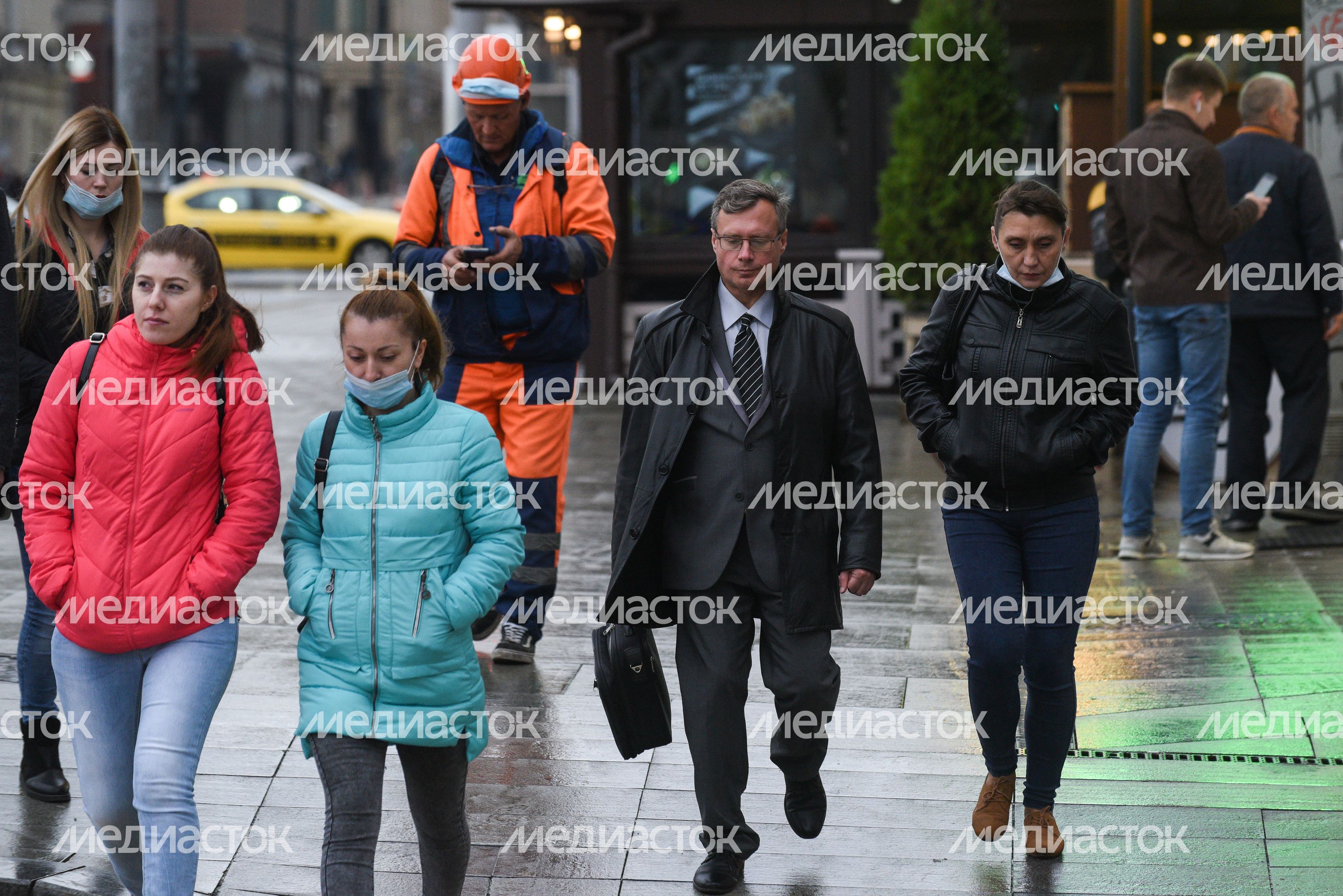 Дождливая погода в Москве