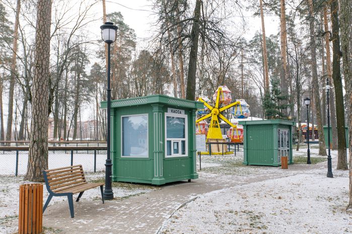 Раменское. Городской парк культуры и отдыха. Зима