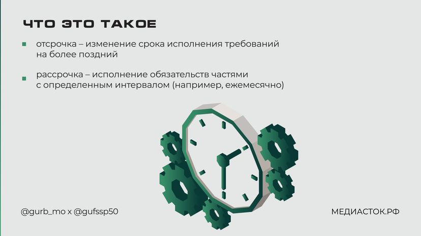 Ваше право на отсрочку и рассрочку Горизонталь 02