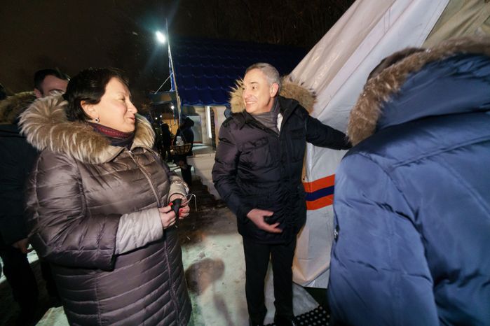 Проверка готовности купели на Ивановских прудах к крещенским купаниям