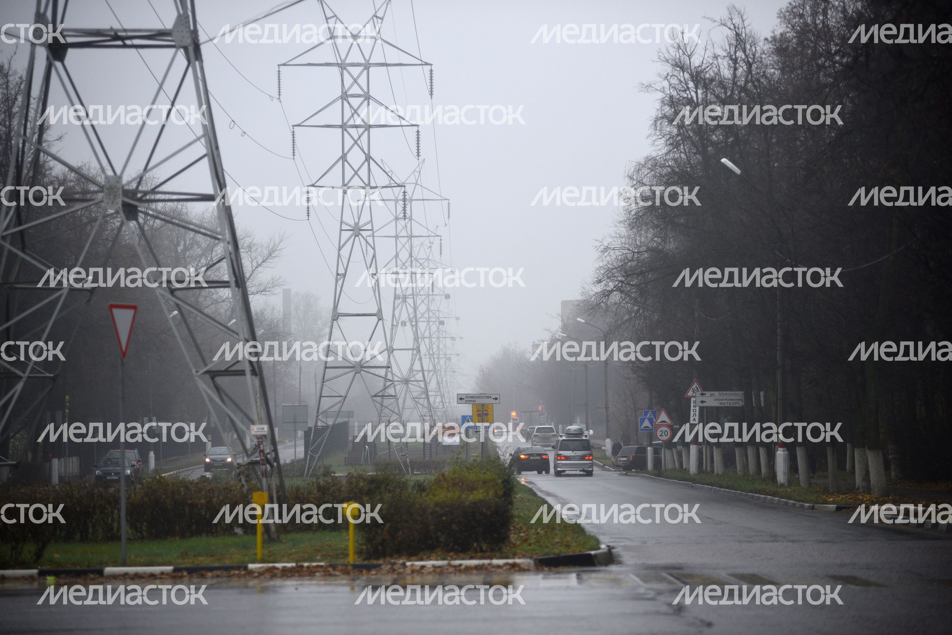 Линия электропередачи в Жуковском