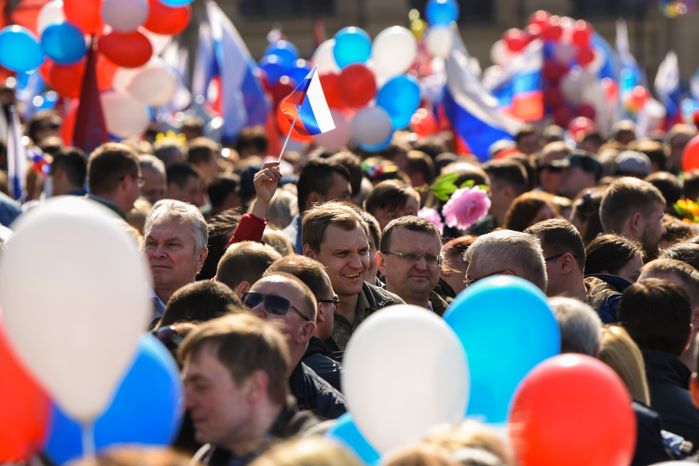 Первомайская демонстрация на Красной площади