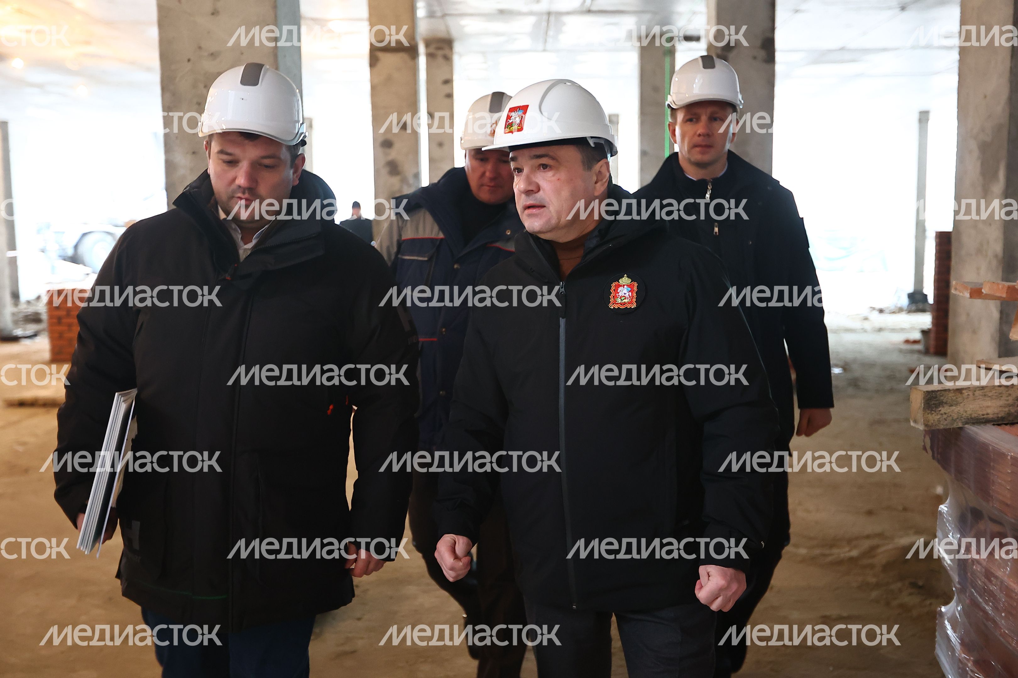 Проверка губернатором образовательного комлекса в Красногорске​
