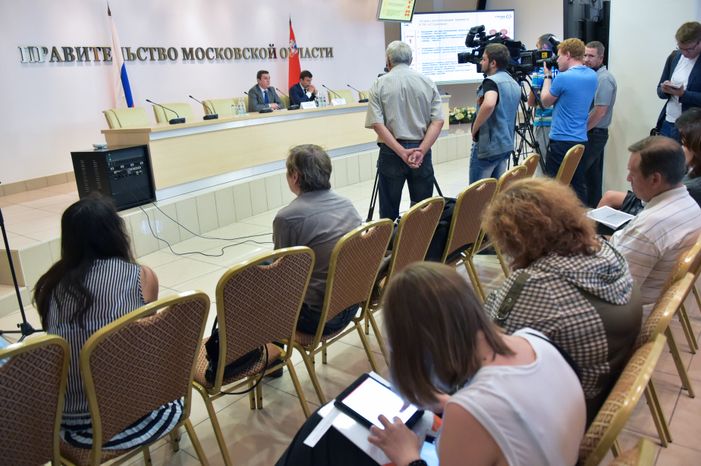 Пресс-конференция на тему «Карта «Стрелка» в Доме Правительства