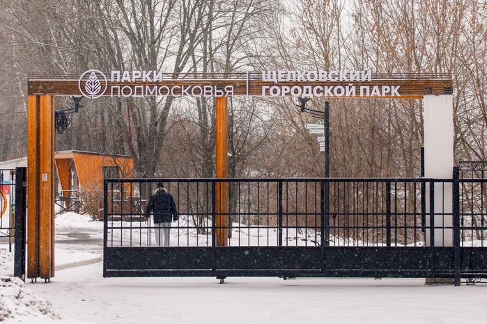 Зимний Щелковский городской парк культуры и отдыха