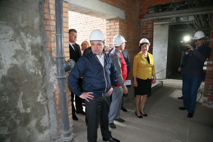 А. Воробьев посетил с рабочим визитом Павлово-Посадский район