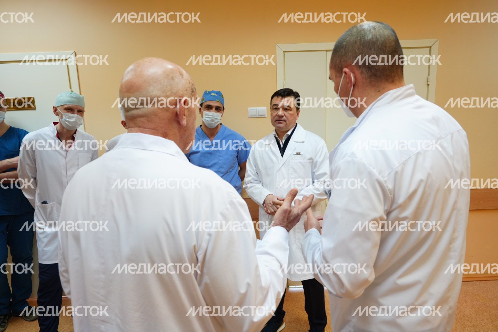 Посещение Губернатором Подмосковья Воскресенской областной больницы
