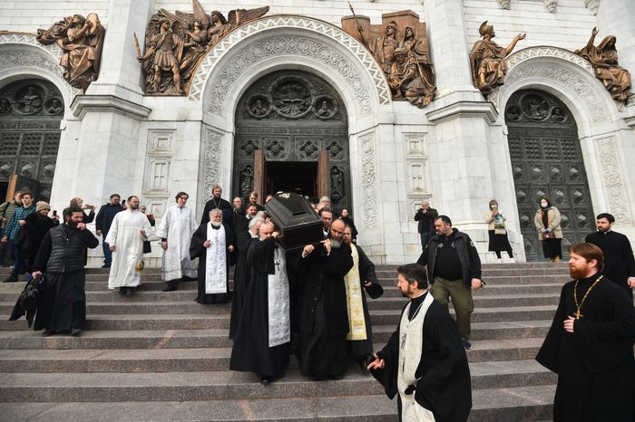 Отпевание протоиерея Димитрия Смирнова