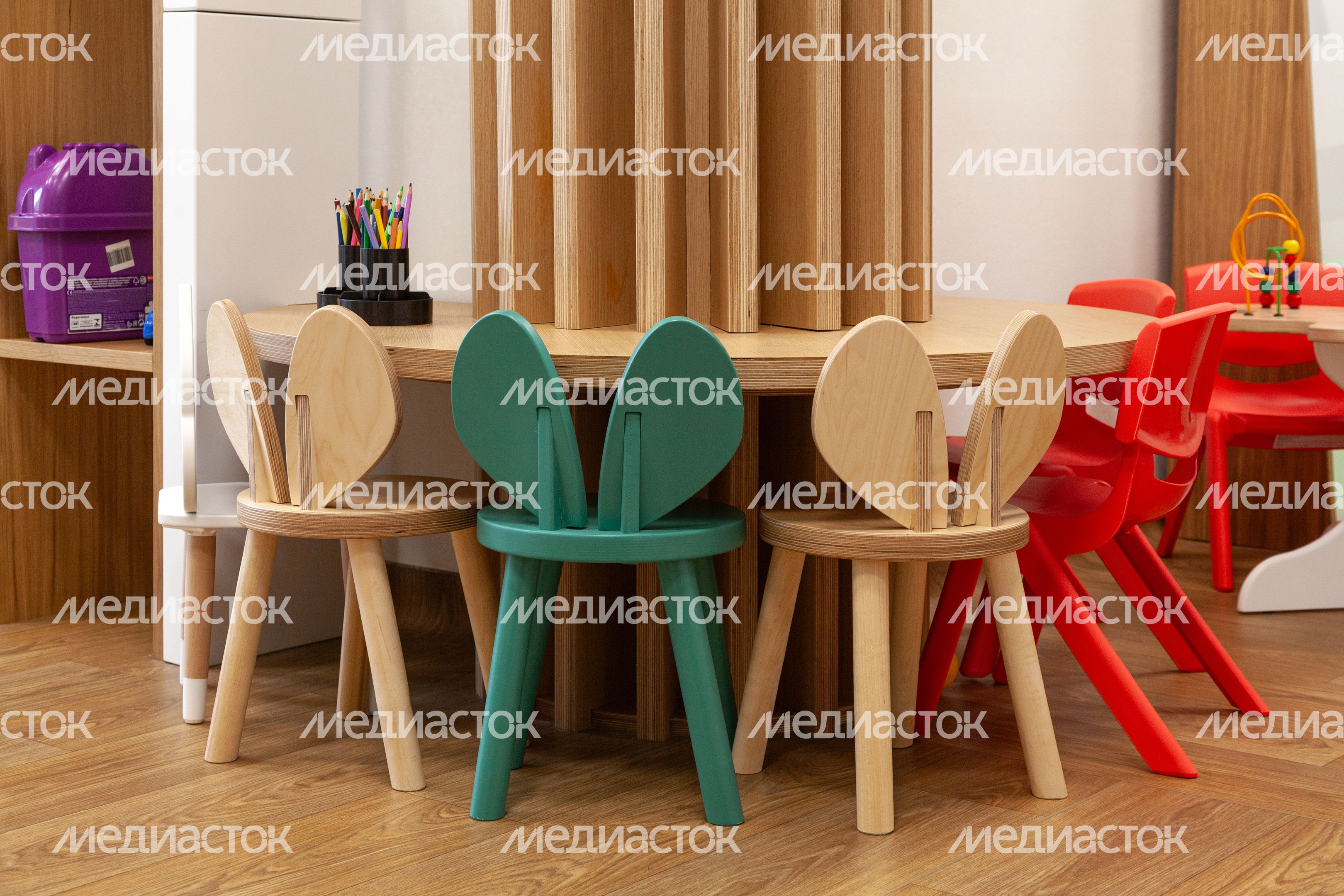 Игровая комната в Детском клиническом центре им. Л.М. Рошаля в Красногорске