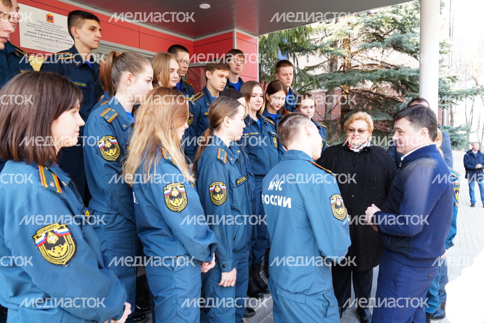 Посещение губернатором Люберецкого техникума