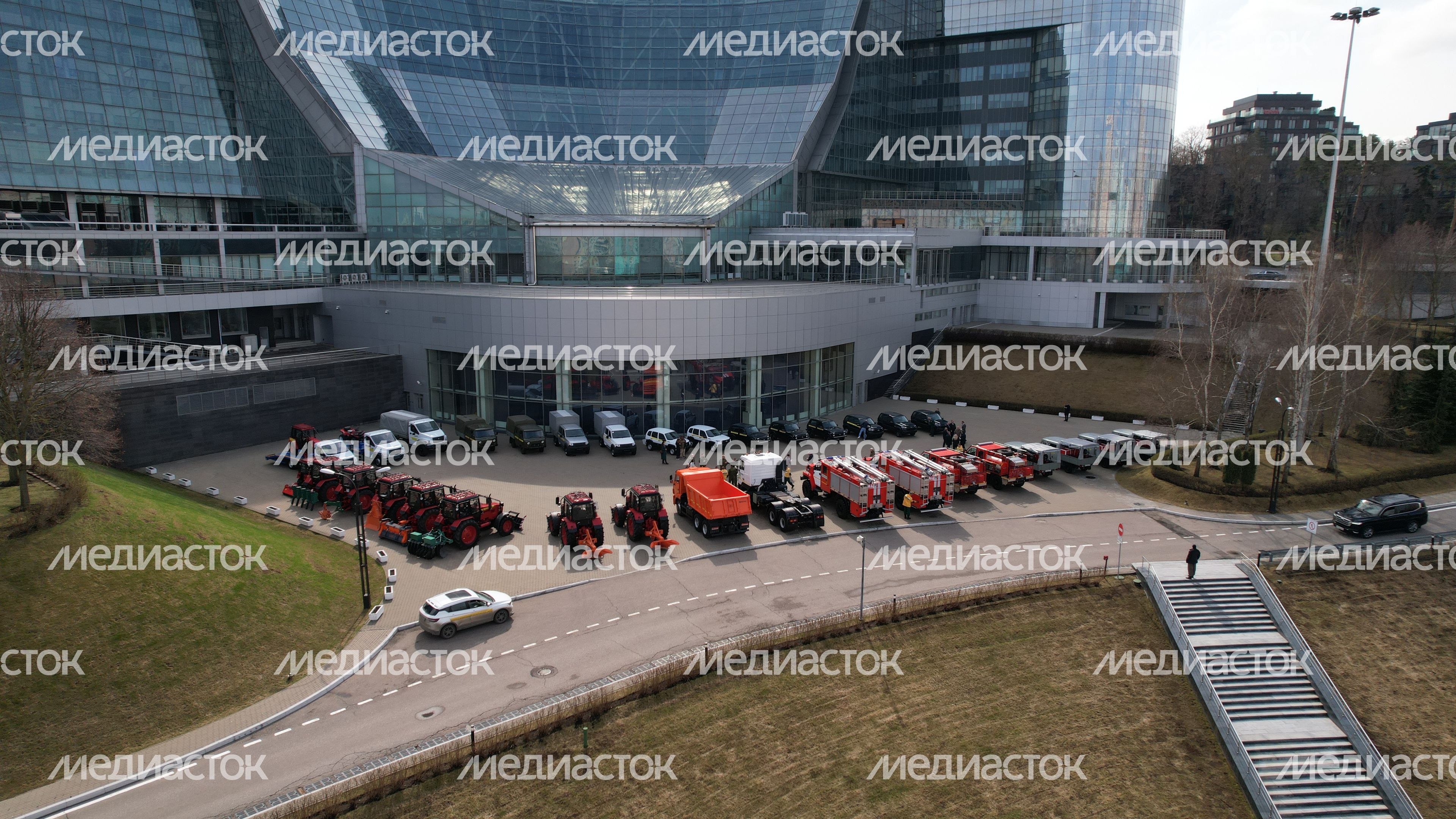 Передача специализированной лесотехники лесничествам Подмосковья