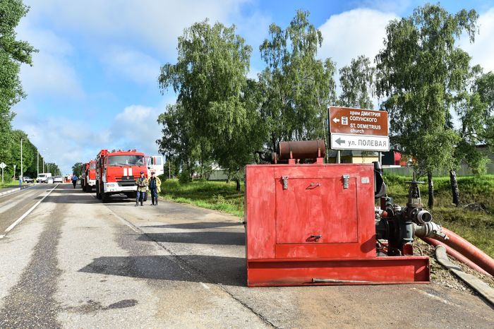 Последствия прорыва дамбы в Рузе