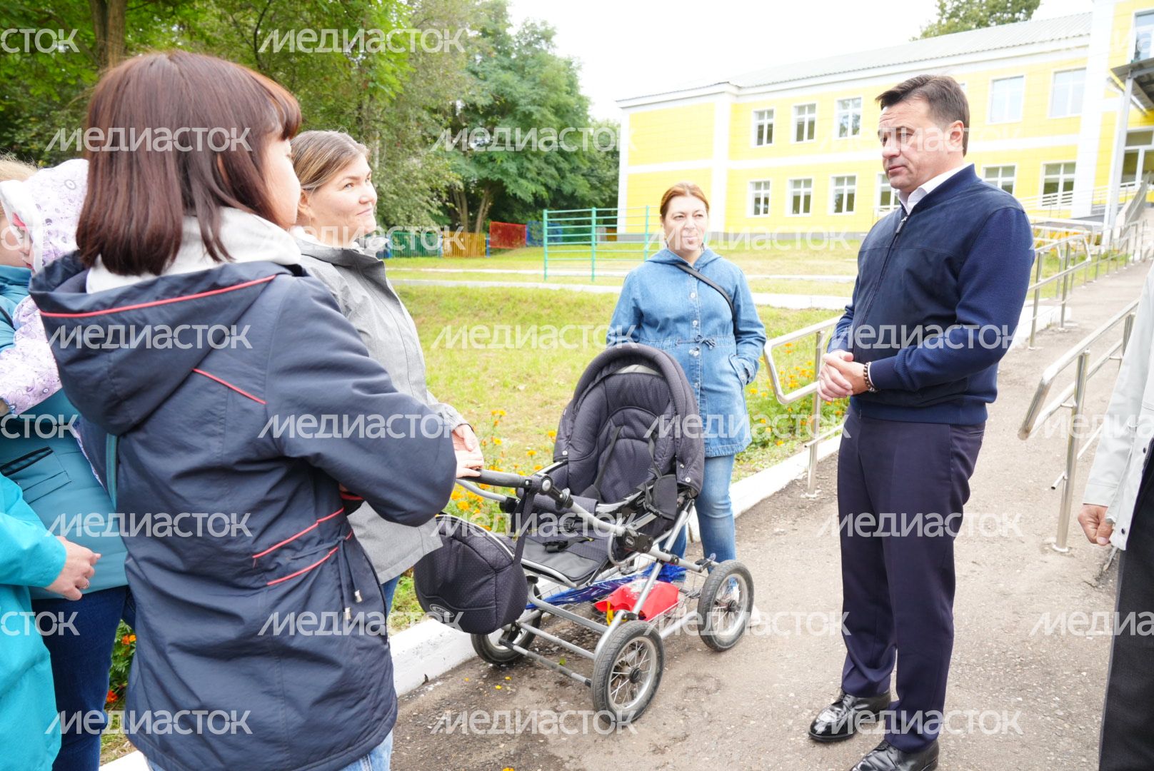 Проверка работы школы №3 в Кашире Губернатором Подмосковья