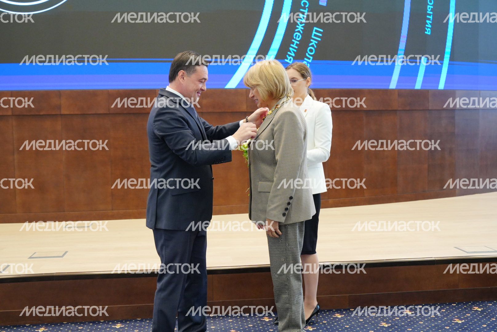 Торжественное мероприятие, посвященное Дню учителя, с участием Губернатора Подмосковья