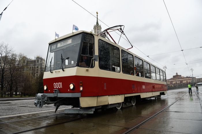 Праздник трамвая в Москве
