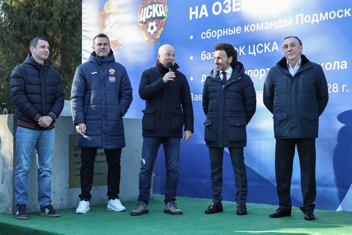 Андрей Воробьев заложил первый камень в основание новой футбольной базы для ЦСКА
