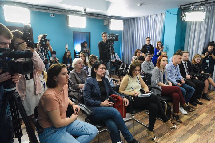 Пресс-конференция, посвященная подмосковным мероприятиям в честь Дня Победы