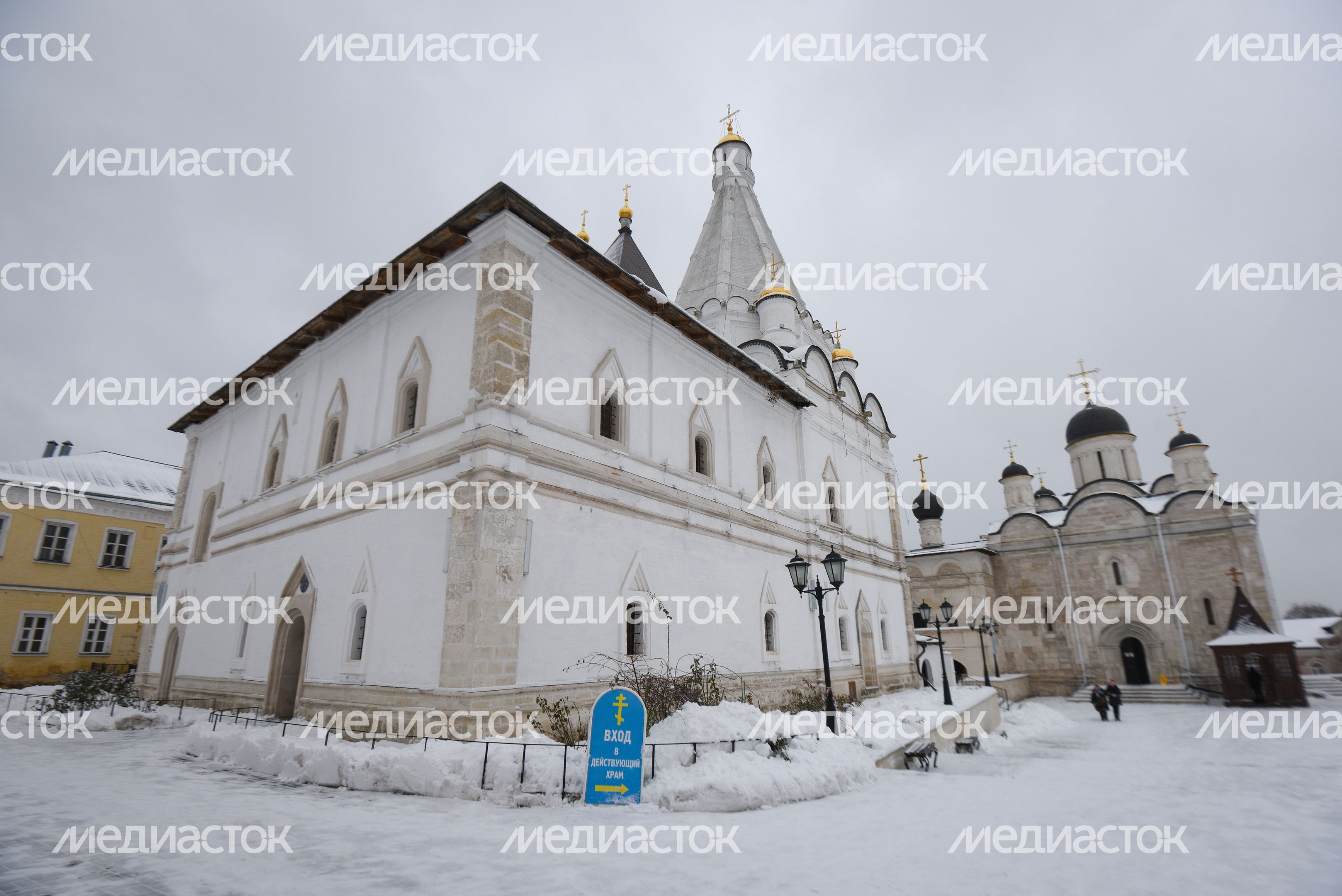 Виды города Серпухов зимой