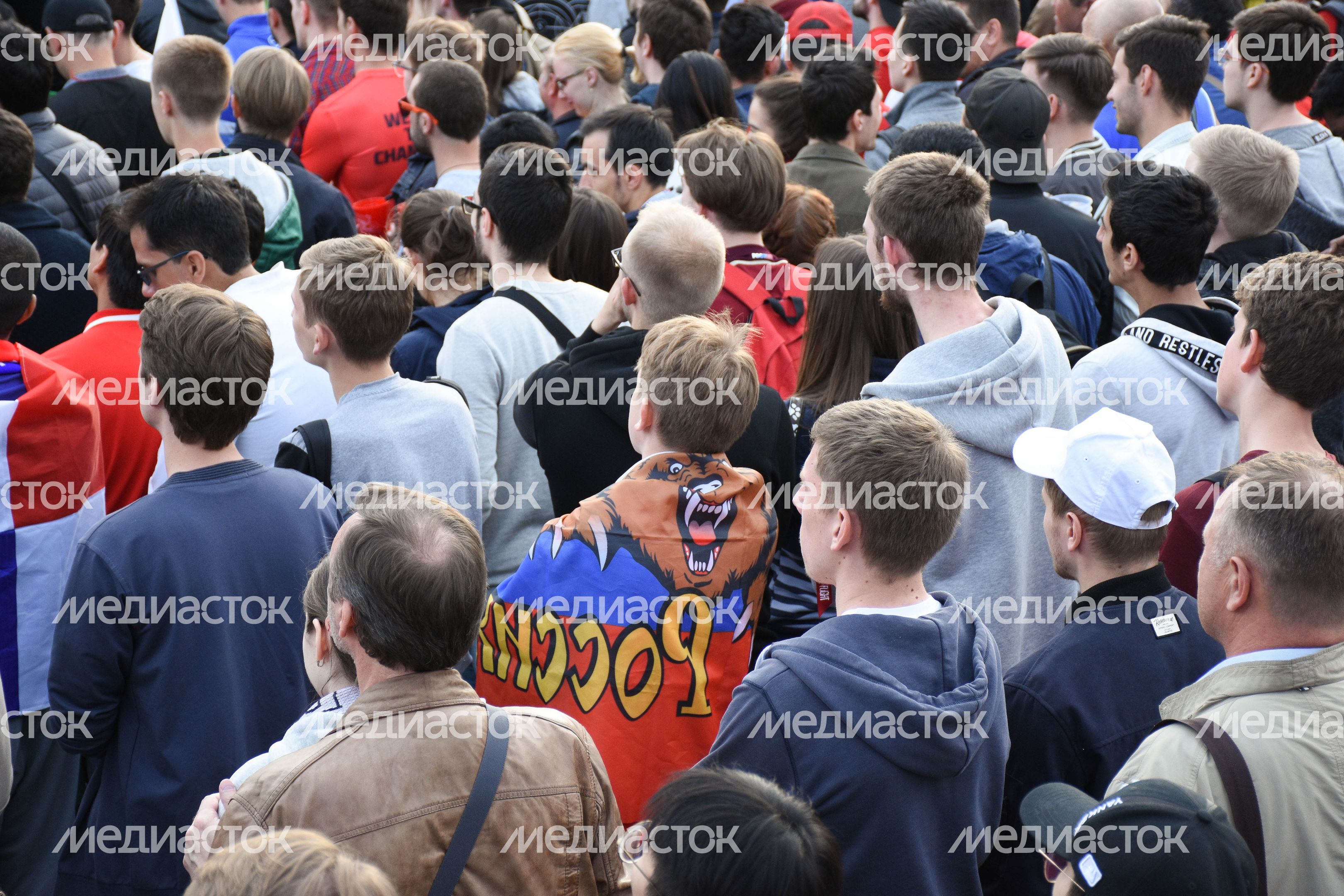 Открытие Чемпионата мира по футболу в Москве на Воробьёвых горах