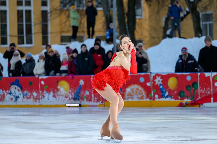 Гала-концерт фестиваля фигурного катания «Хрустальный лед» в Центральном парке культуры и отдыха Пушкино