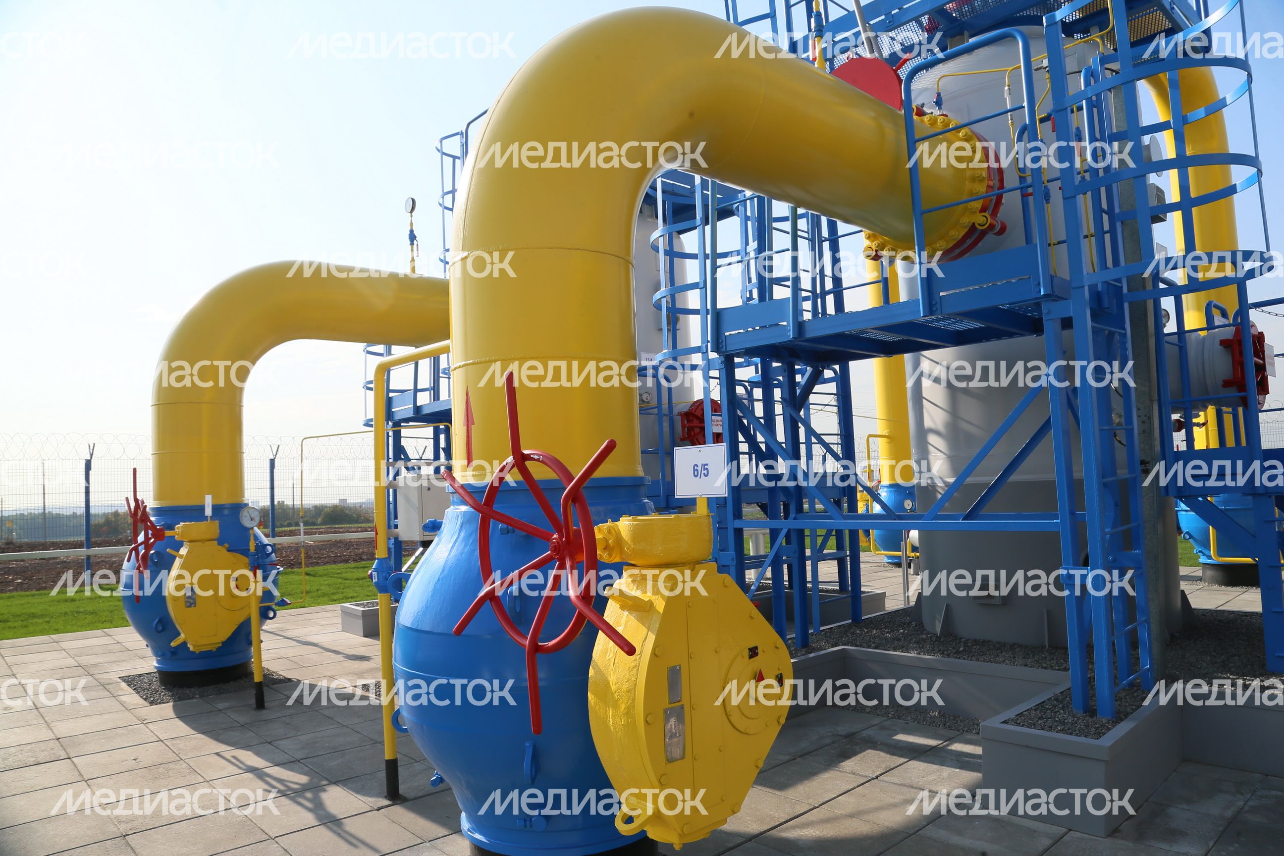 Открытие газового контрольно-распределительного пункта в Ленинском районе