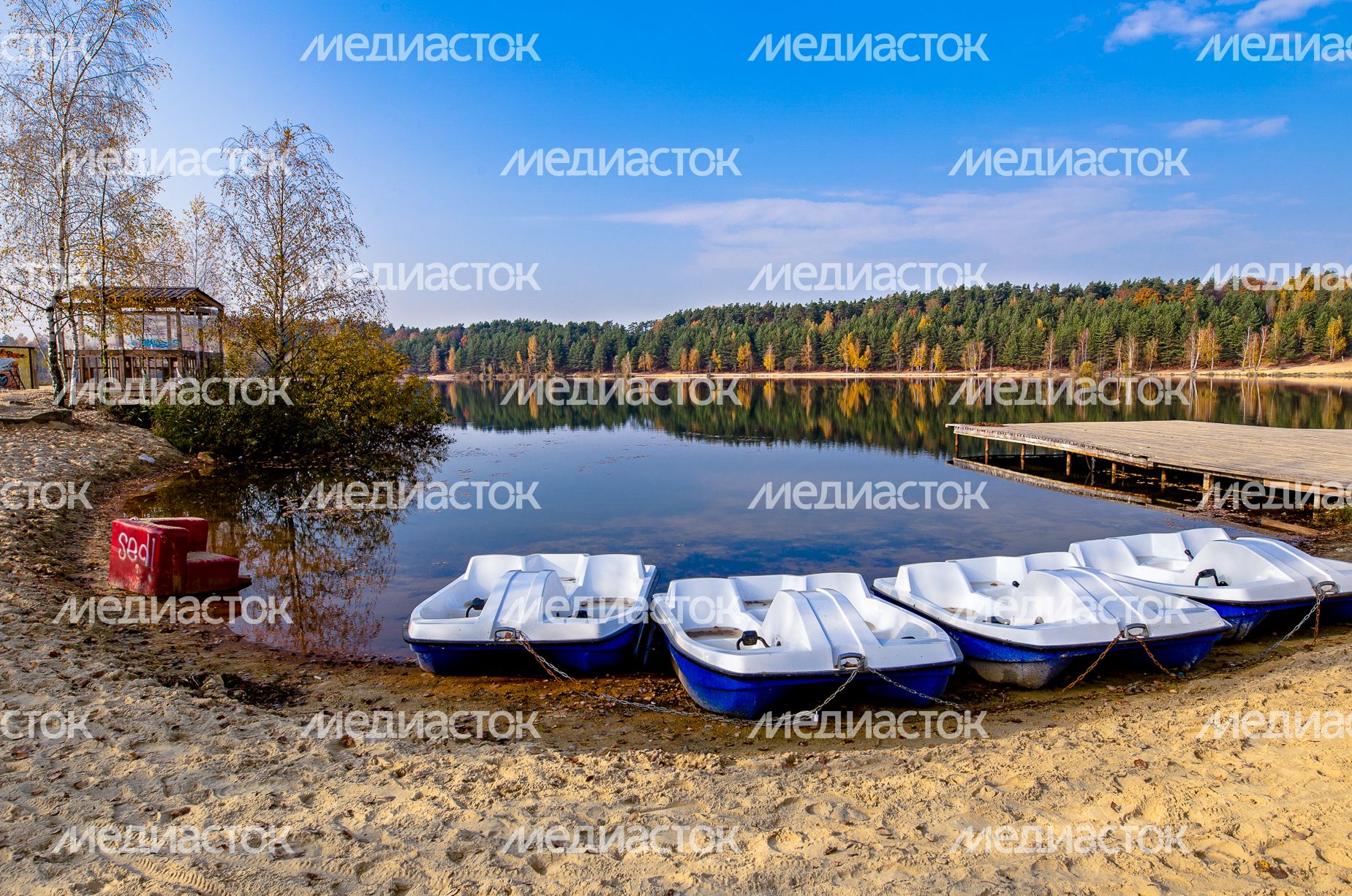Осенние виды Волкушинского карьера