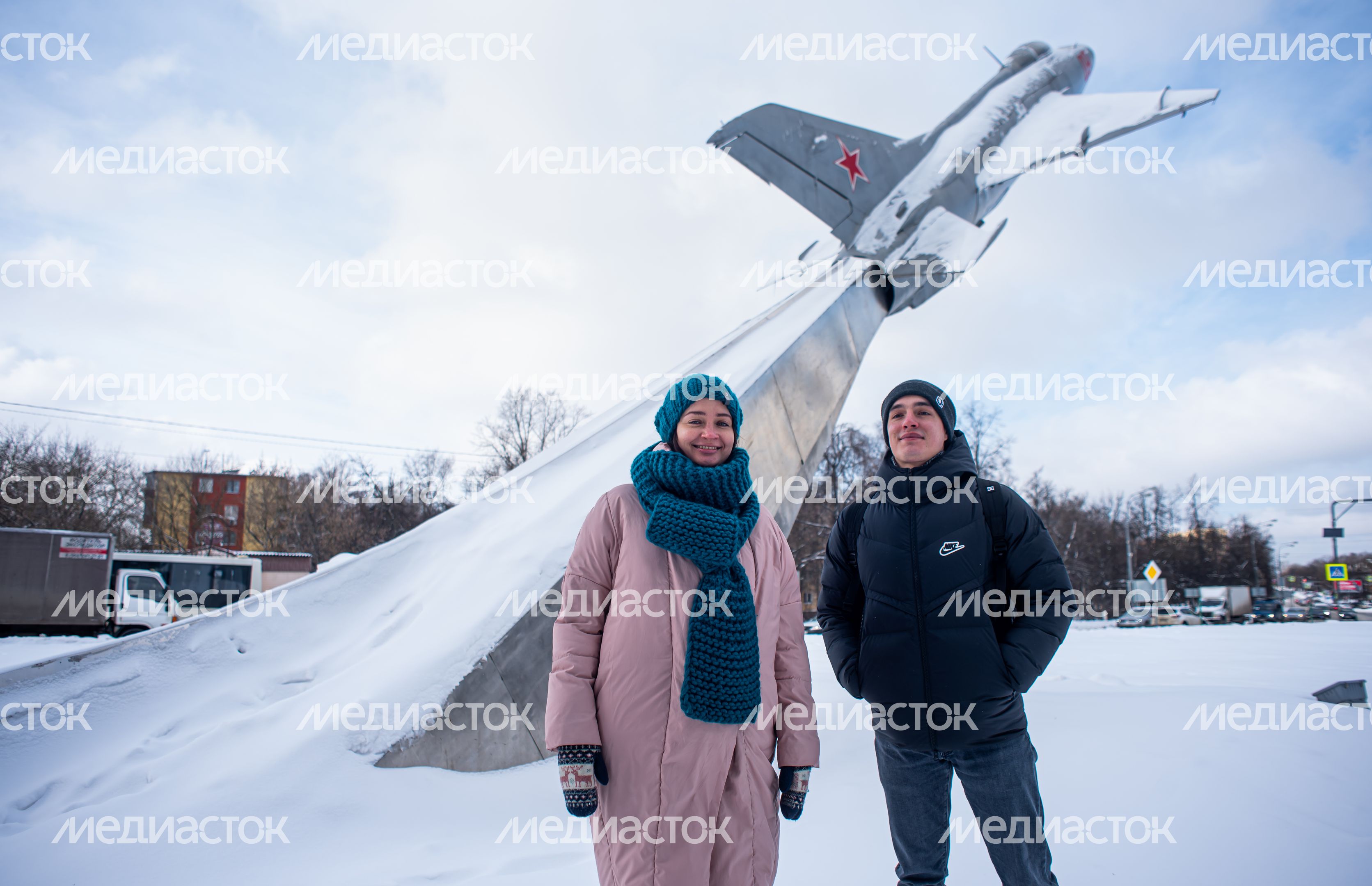 Зимние виды города Жуковский