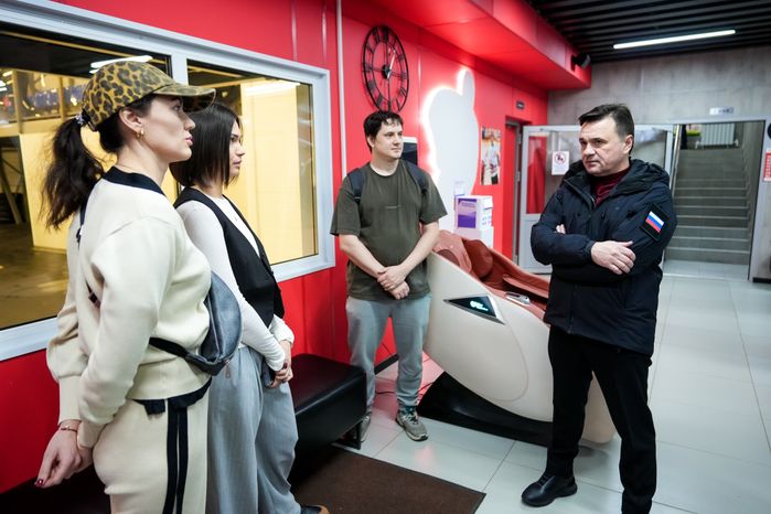 Андрей Воробьев посетил обновленный спорткомплекс "Орион" в Балашихе