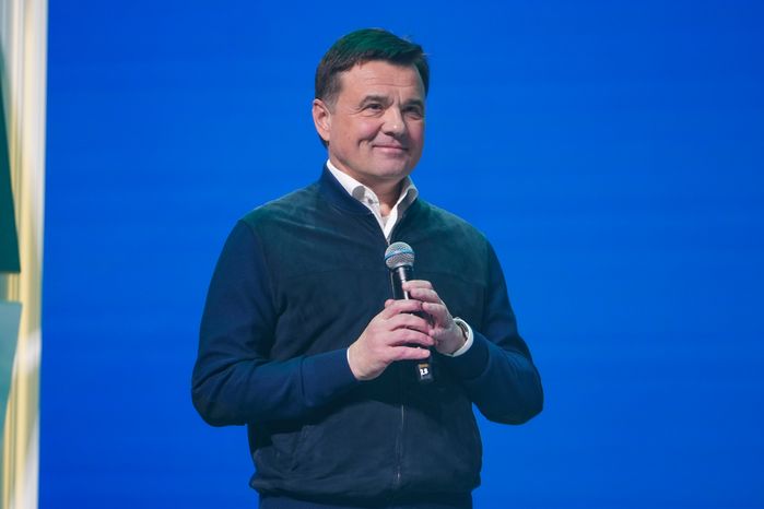 Андрей Воробьев на открытии Всероссийской олимпиады школьников