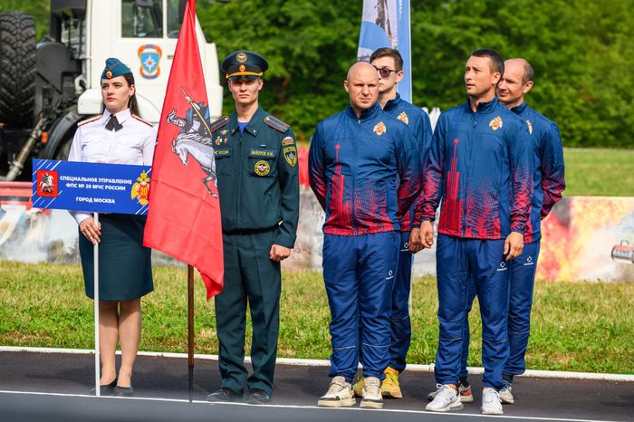Соревнования по пожарно-спасательному спорту среди специальных управлений МЧС России
