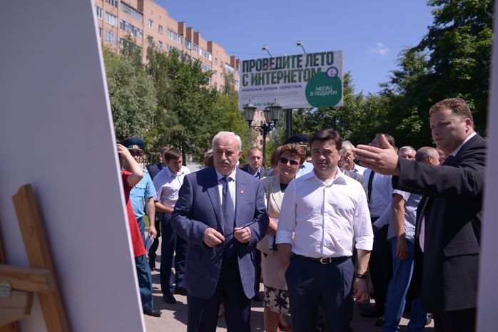 А. Воробьев посетил Долгопрудный с рабочим визитом