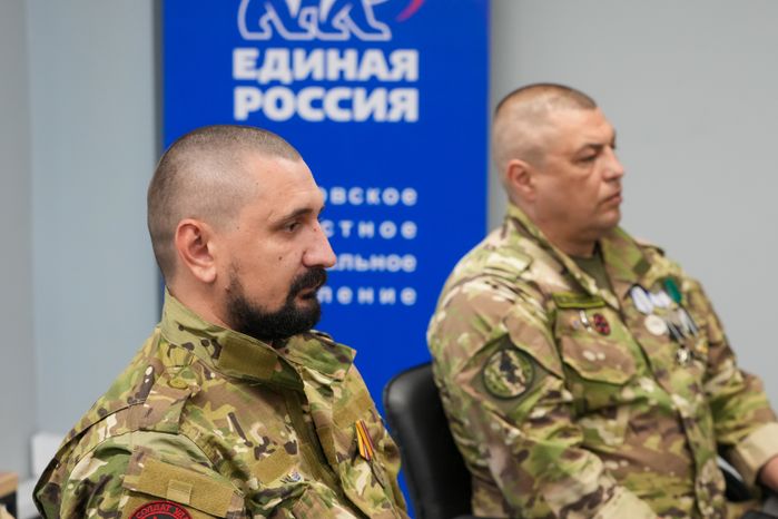 Встреча с участниками СВО - победителями предварительного голосования "Единой России"