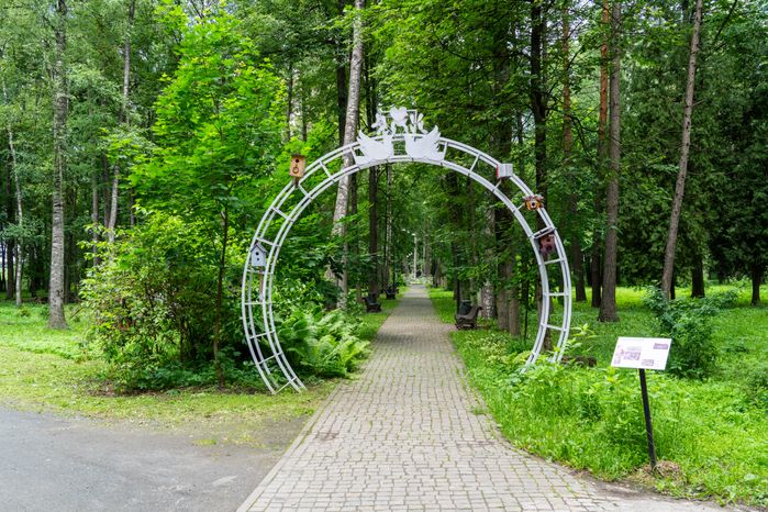 Центральный парк имени В.В. Воровского в Наро-Фоминске летом