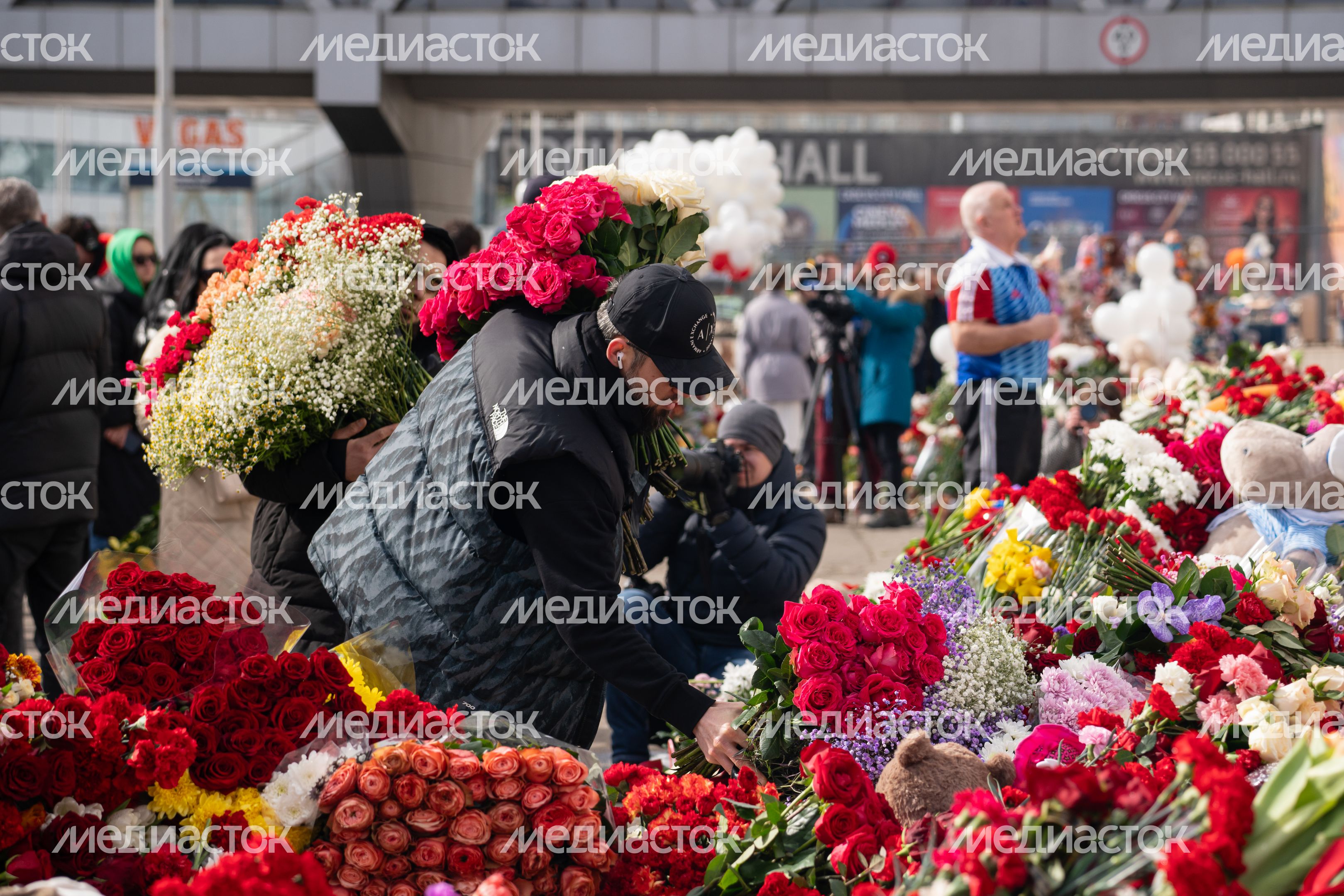 Мемориал памяти погибших в «Крокус Сити Холле» в Красногорске