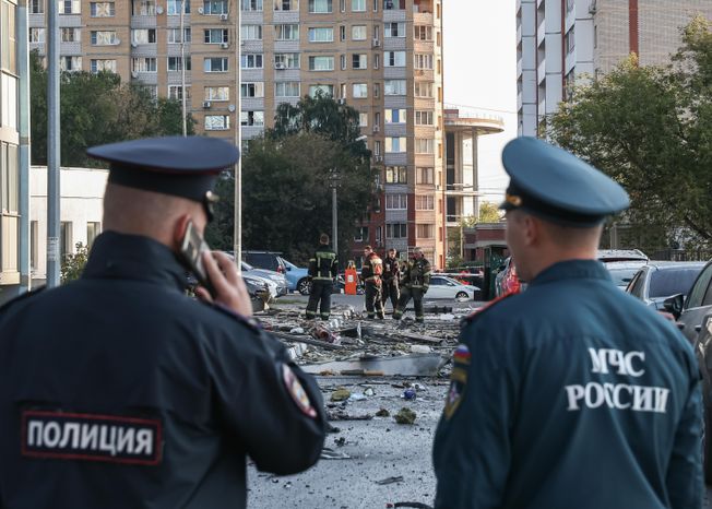 Дом в Раменском г.о., поврежденный в результате атаки украинских дронов