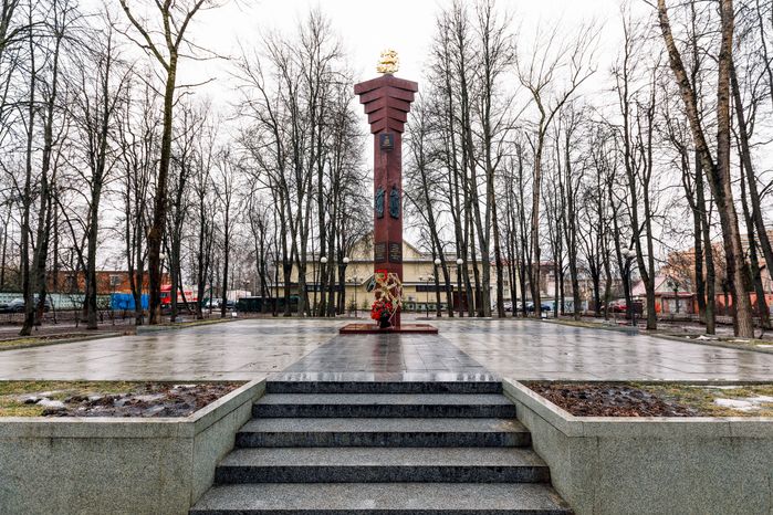 Стела «Населенный пункт воинской доблести» в Звенигороде Одинцовского округа