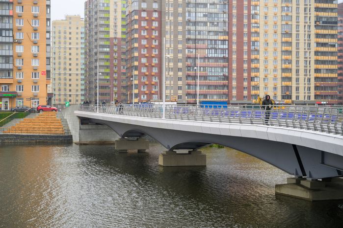 Пешеходный мост через озеро Черное соединил Люберцы и Москву