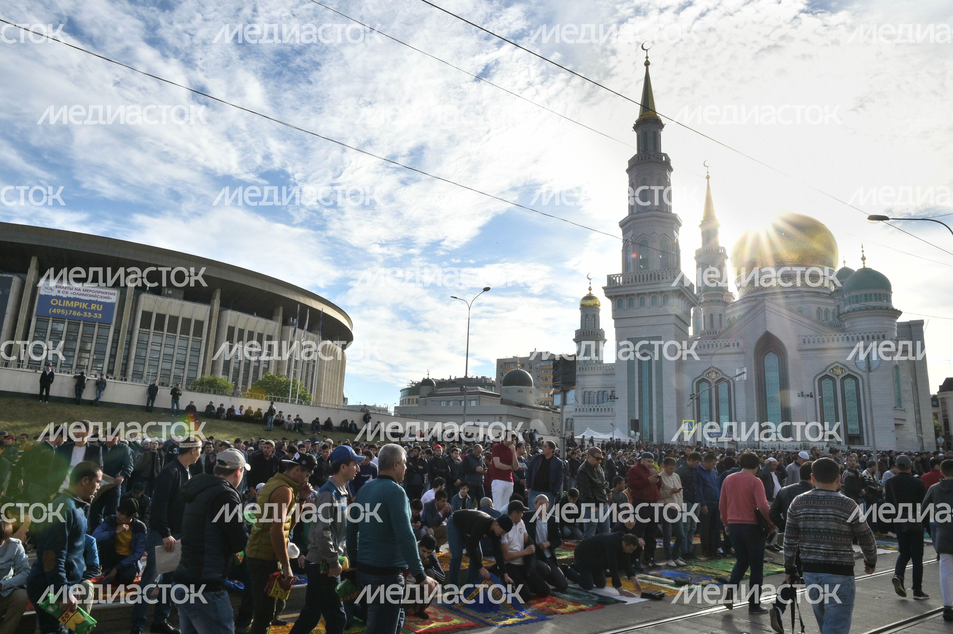 Празднование Ураза‑байрам в Москве в 2018 году