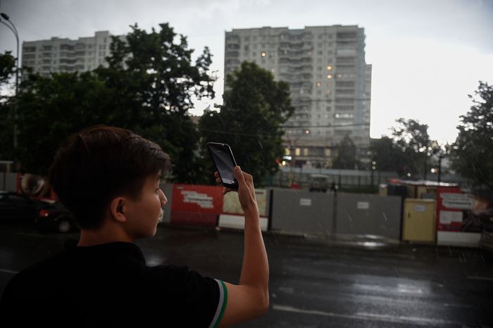 Тропические ливни накрыли Москву