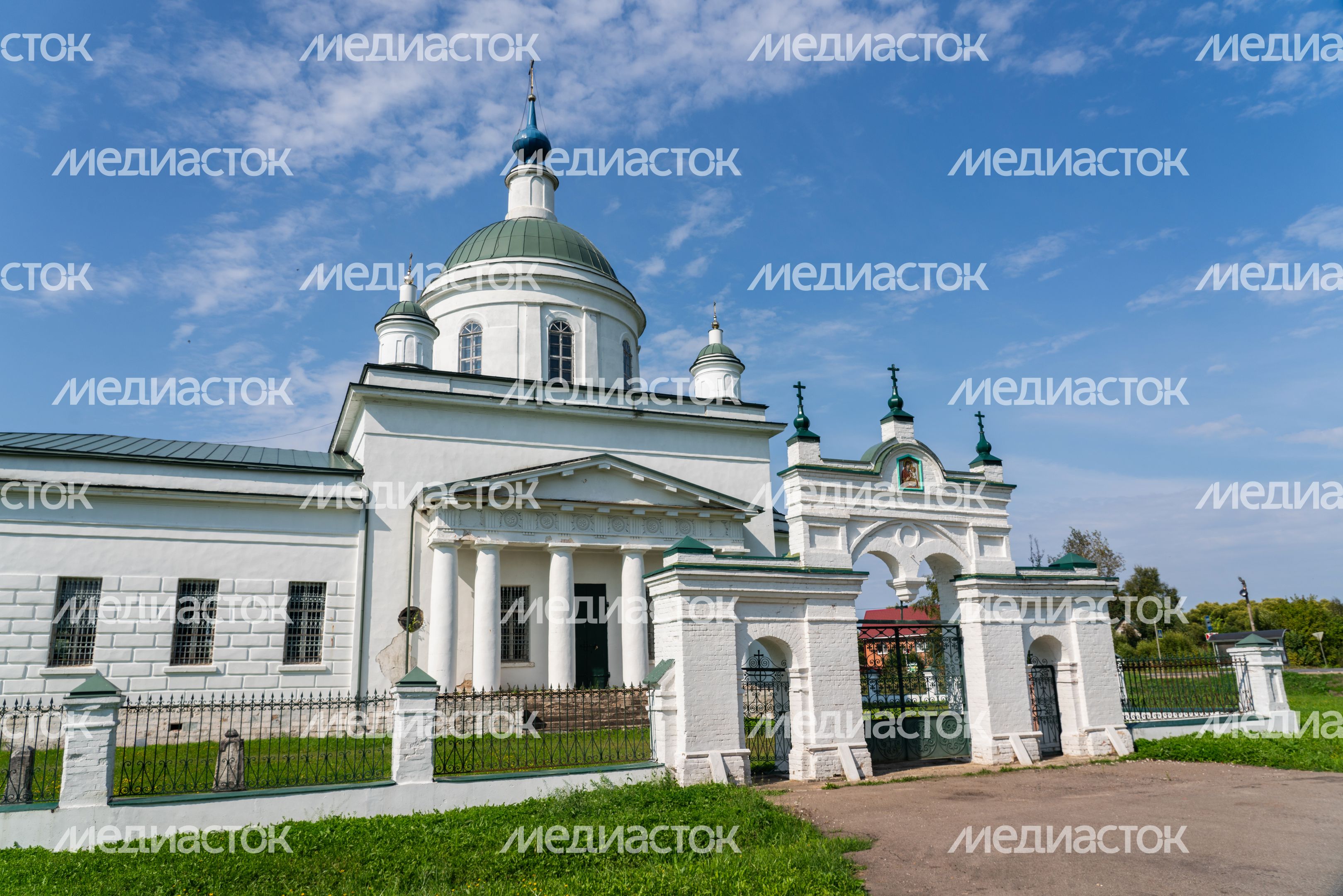 Храм Вознесения Господня в селе Борщево округа Клин Храм Вознесения Господня в селе Борщево округа Клин