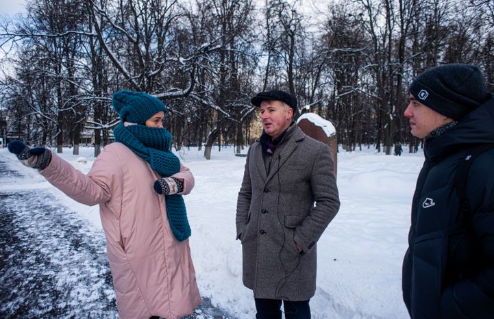 Зимние виды города Жуковский