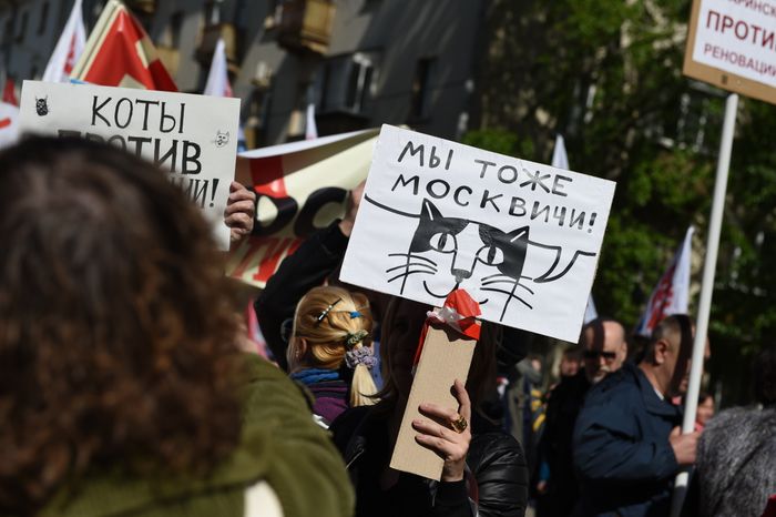 Митинг против программы реновации стартовал в Москве
