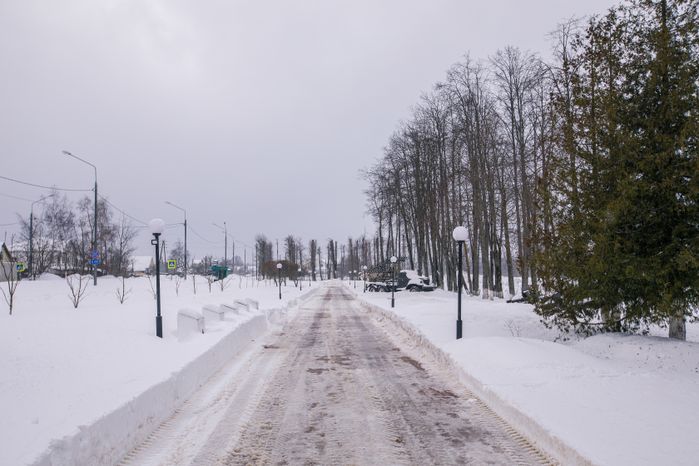 Парк Победы в селе Новопетровское округа Истра