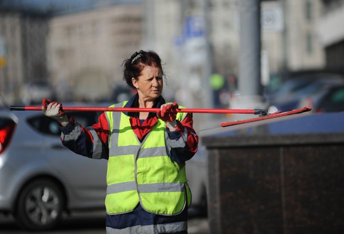 Весенняя мойка в Москве