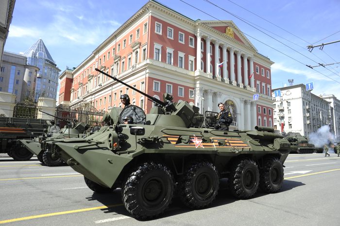Парад Победы на Красной площади в Москве