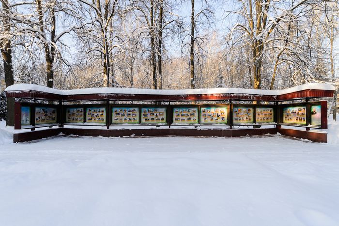 Красногорск. Усадьба «Архангельское». Зима