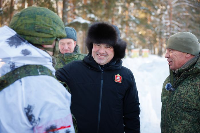 Андрей Воробьев посетил полигон в Московском высшем общевойсковом командном училище